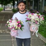 Коробка "Три пиона"