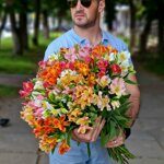Альстромерии микс (яркие)