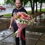Букет 71 альстромерия микс