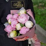 Букет 11 пионов Сара Бернар