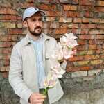 Орхидея Цимбидиум белая (ветка)