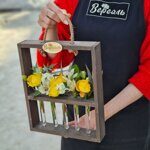 Цветы в склянках ( Желтая гамма)