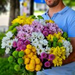 Хризантемы кустовые ассорти