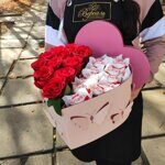 Сердце коробка с Рафаелло