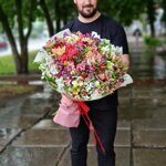 Букет 71 альстромерия микс