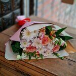 Нежный букет "Прекрасная встреча" (персиковый)