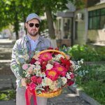 Большая цветочная корзина "Невероятная"