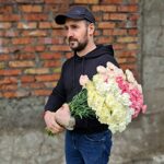 Гвоздики ассорти нежных оттенков