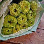 Букет из 11 зеленых пионовидных роз Deniz