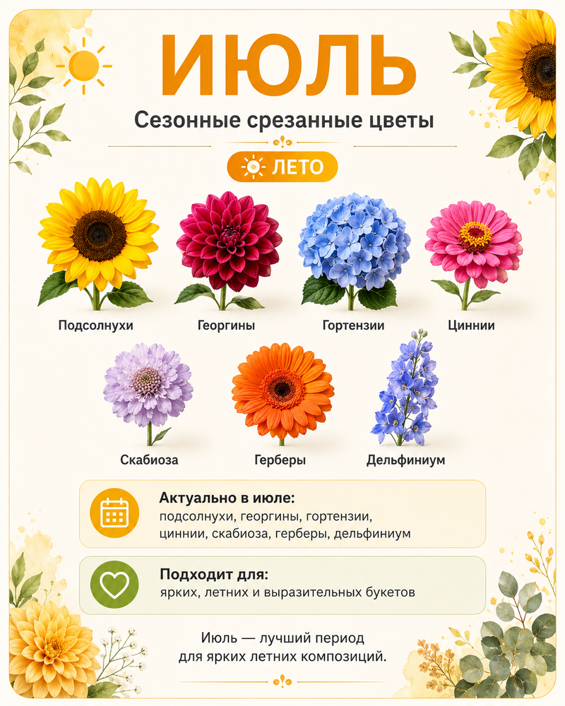 Цветы в июле