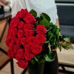 Роза Ред Наоми (Красная) 50см