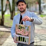 Рамочка с колбочками (персиковая маттиола)