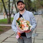 Нежный букет "Прекрасная встреча" (персиковый)