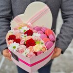 Сердце нежное с макарунами