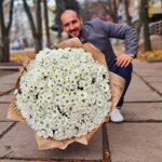 Большой букет ромашек ( 35 хризантем Бакарди)