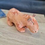 Капибара ждет у бара