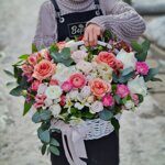 Корзина цветов "Джульета"