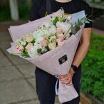 Нежные пионы и гортензия