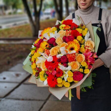 Осенний большой букет
