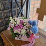 Ящичек с куклой ручной работы