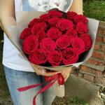 Акция 25 роз (50см)