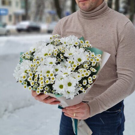 Букет "Ромашки в ромашках"