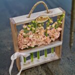 Рамочка с колбочками (персиковая маттиола)