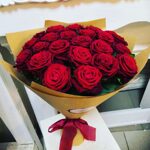 Акция 25 роз (50см)