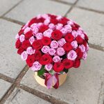 Большая коробка со 101 розой